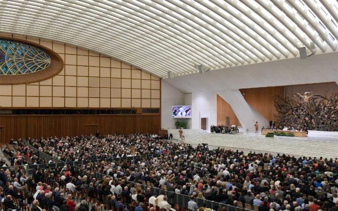 Setkání synodálních týmů a participativních orgánů s papežem   (@Vatican Media) Setkání synodálních týmů a participativních orgánů s papežem   (@Vatican Media)