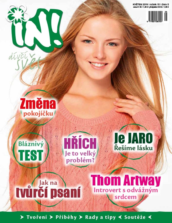 Májové vydání časopisu pro dívky IN!