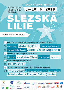 Slezská lilie zve 8. - 10. června do Ostravy na 8. ročník mezinárodního křesťanského festivalu Slezská lilie zve 8. - 10. června do Ostravy na 8. ročník mezinárodního křesťanského festivalu