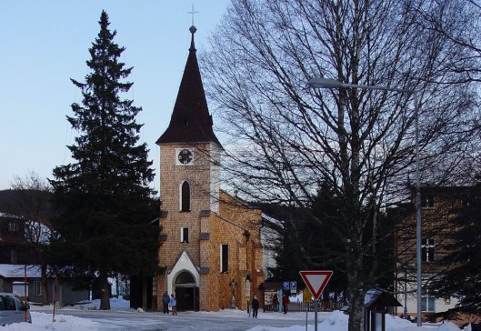 Kvilda, kostel sv. Štěpána