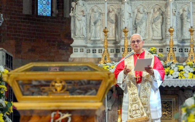 Papež Lev XIV. v Pavii / foto: Vaticanmedia