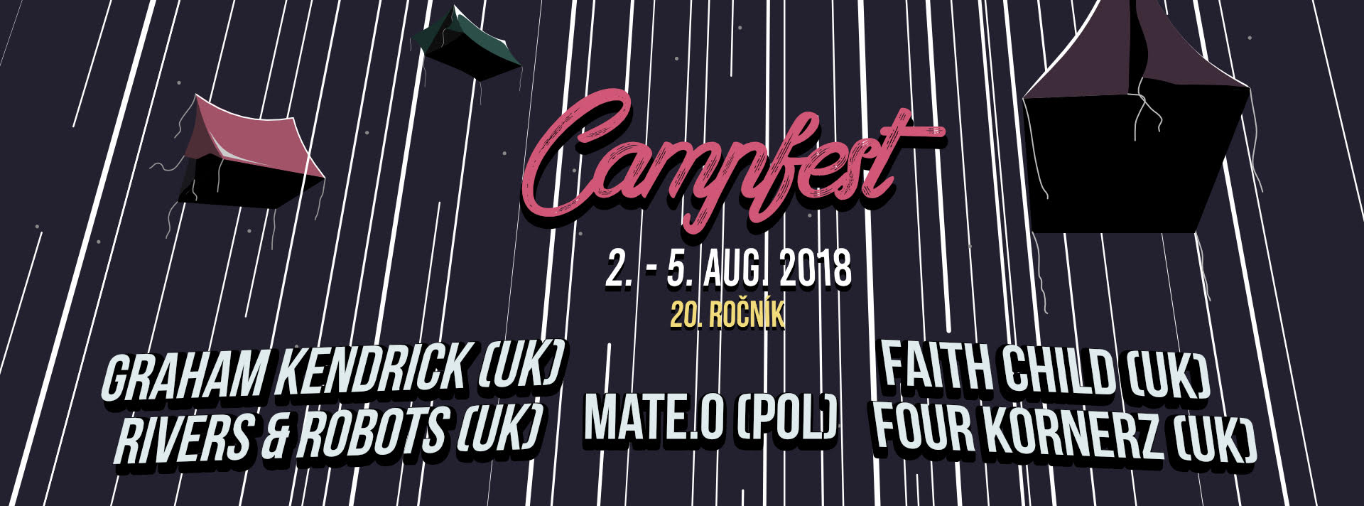 První jména kapel CampFestu 2018 zveřejněná