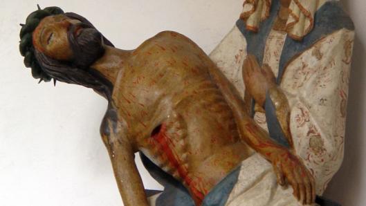 Pieta, mrtvý Ježíš, Maria, socha / foto -ima-