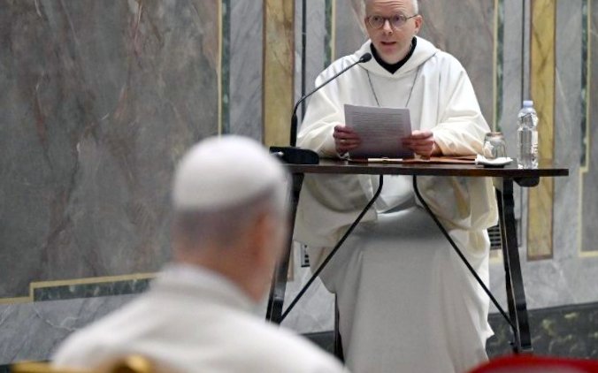 Erik Varden, exercicie ve Vatikánu 2026 / foto: Vatican Media