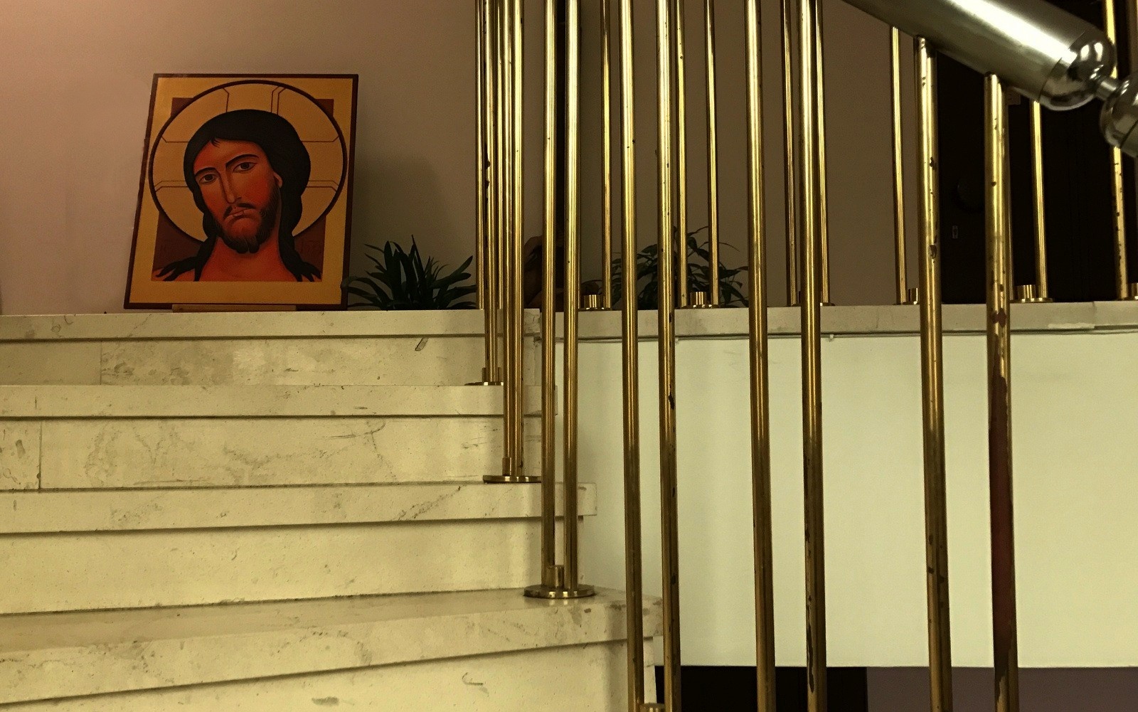 Ježíš Kristus ikona, obraz, schody / foto -ima-