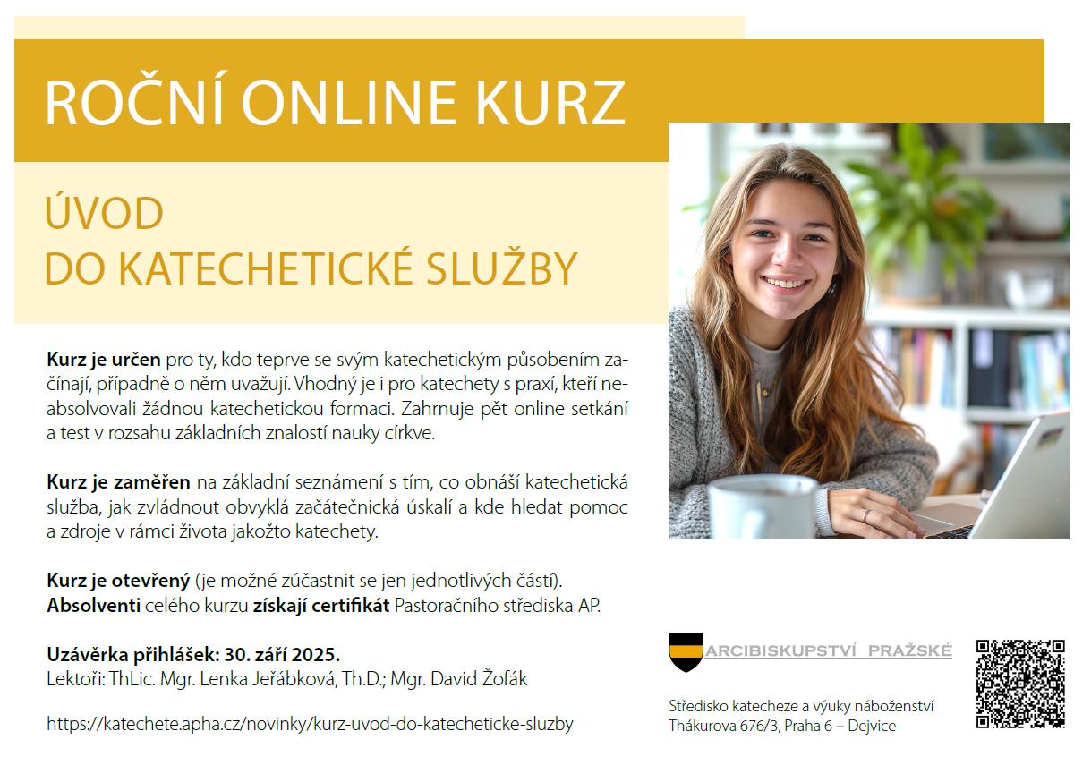 Online celoroční kurz (nejen) pro začínající katechety a ty, kdo o této službě uvažují