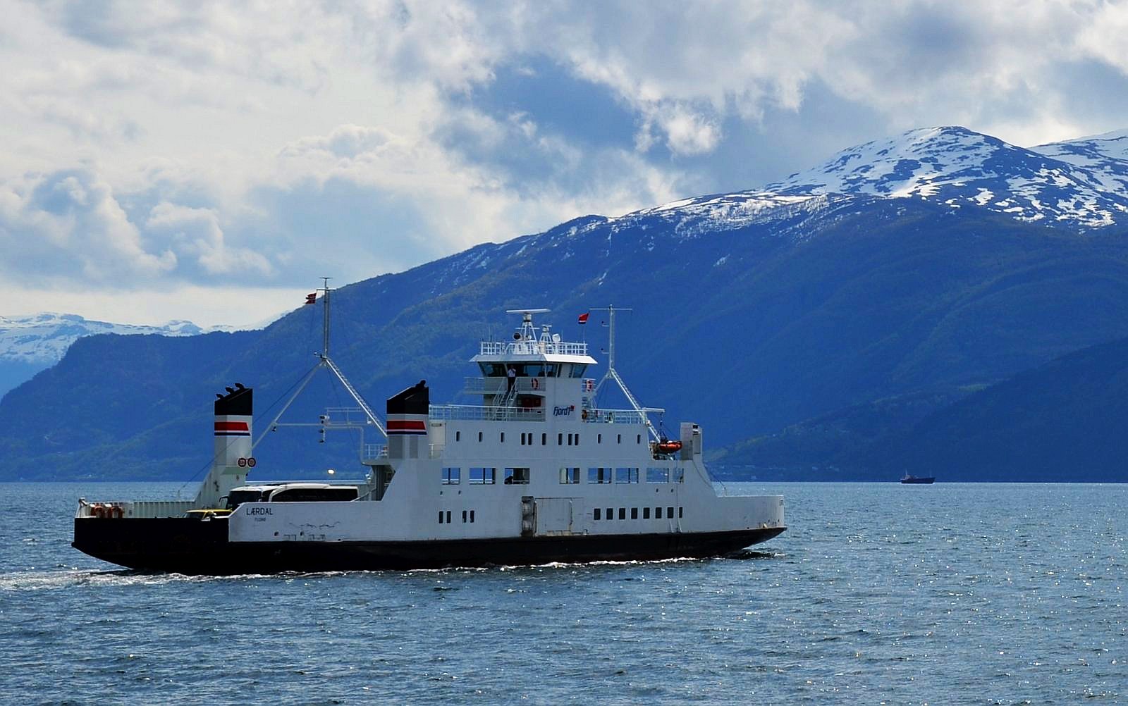 trajekt, plavidlo, loď, moře, fjordy / foto RKL
