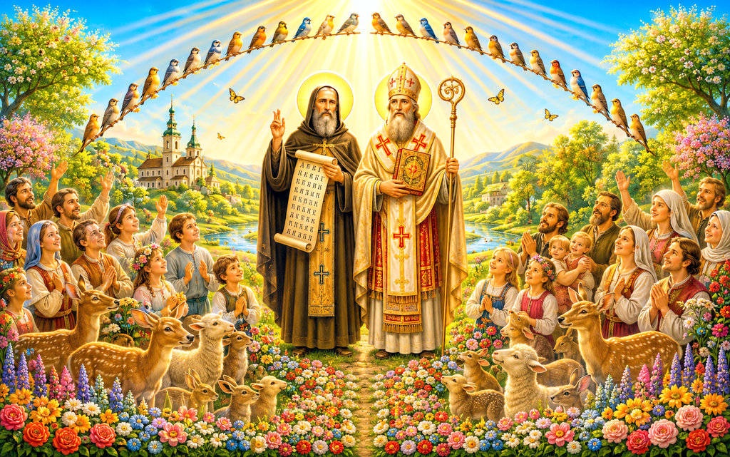 Svatí Cyril a Medotěj - iluze, pohádka? Někdy máme sklon představovat si počátky křesťanství na Moravě jako idylu. Jenže ani Cyril a Metoděj nepůsobili v ideálních podmínkách. Evangelium se vždy šířilo mezi lidskou slabostí, mocenskými zájmy i konflikty. A právě to je nadějí i pro nás dnes.