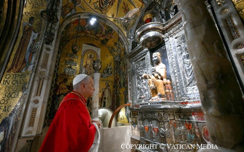 Lev XIV. v Montserratu, 10. 6. 2026 (@Vatican Media)