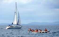 plachetnice, moře / -ima-