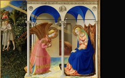 Zvěstování, Fra Angelico, Wikimedia