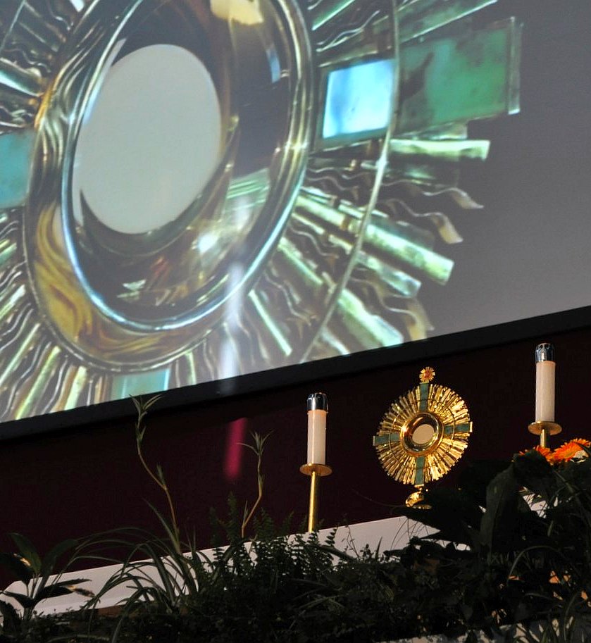 eucharistie, adorace / ima