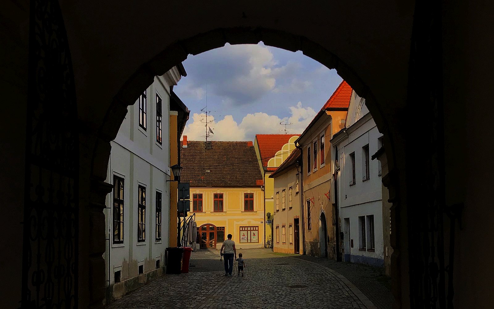 průchod, průhled, ulice / ima
