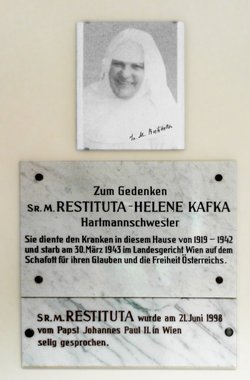 Sestra Maria Restituta Kafková – dobře zpracovaný dokument k poslechu