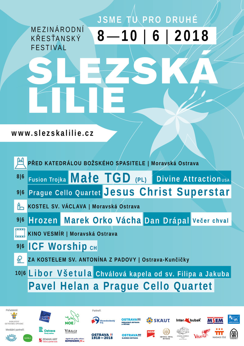 Slezská lilie zve 8. - 10. června do Ostravy na 8. ročník mezinárodního křesťanského festivalu