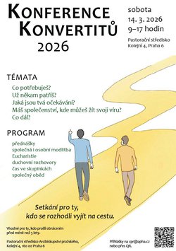 Konference konvertitů - sobota 14. 3. 2026 v Praze