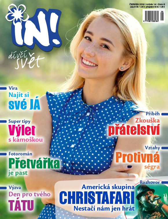 Červnové číslo časopisu pro dívky IN!