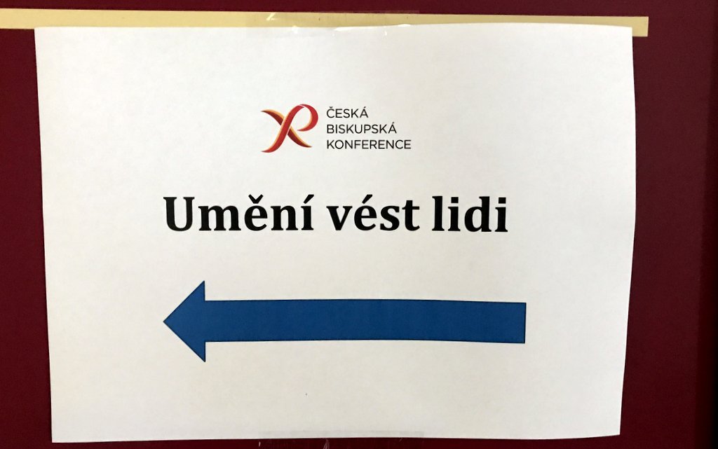 cedule na kurz Umění vést lidi... / -ima-