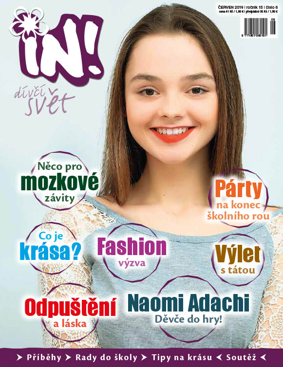 Červnové vydání dívčího časopisu IN!