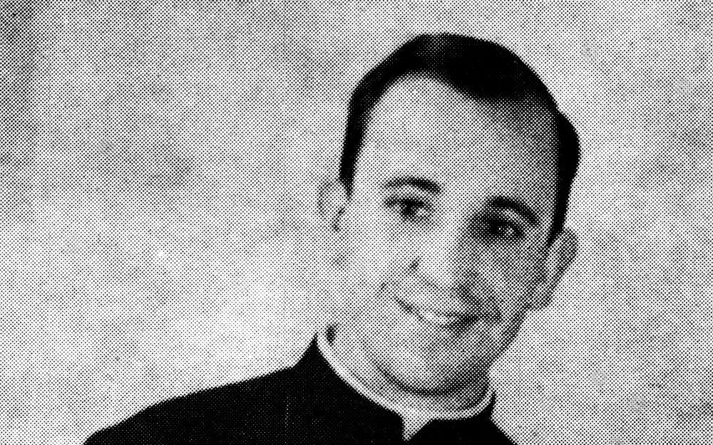 Papež František zamlada v klerice 