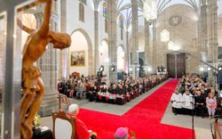Papež Lev na Kanárských ostrovech v katedrále / foto: Vatican news