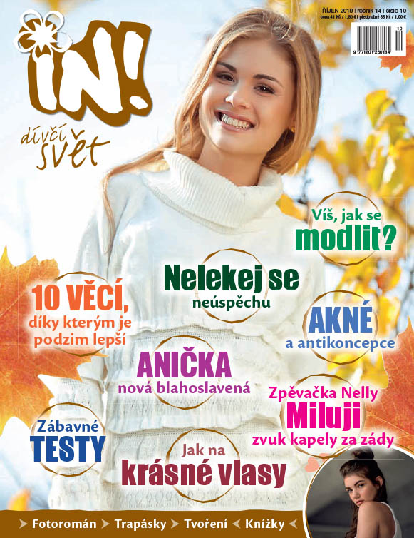Říjnové vydání časopisu IN! pro dívky